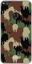 Huawei P8 Lite (2017) Hoesje Transparant TPU Case - Graffiti Camouflage #ffffff