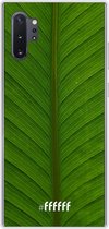 Samsung Galaxy Note 10 Plus Hoesje Transparant TPU Case - Unseen Green #ffffff