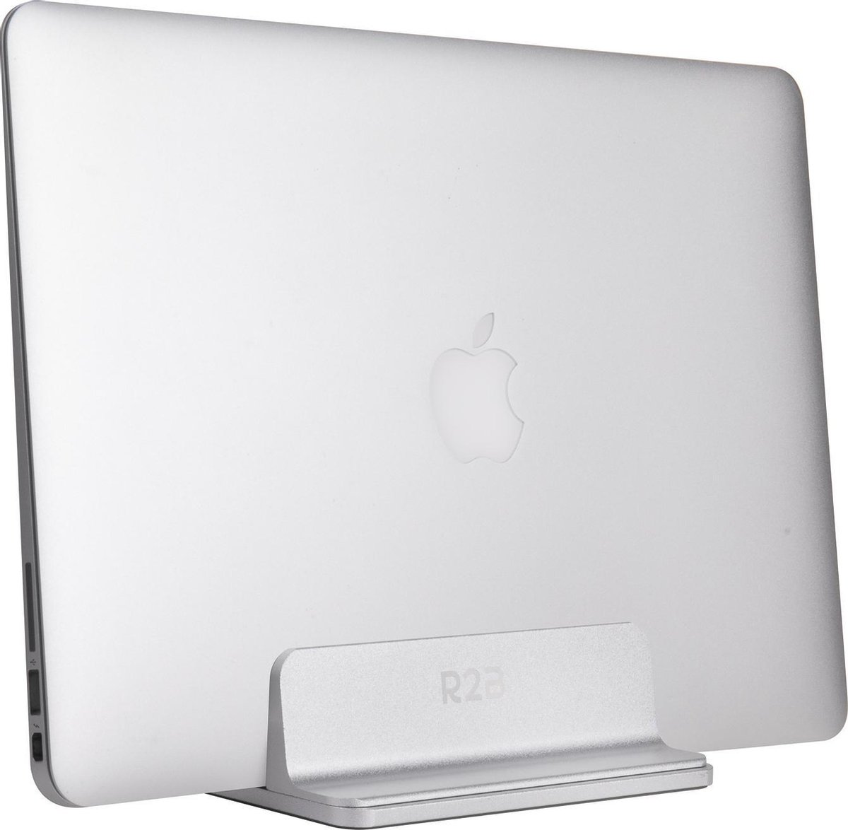 R2B® Laptophouder geschikt voor laptops en tablets - Model Oss - Zilver - Laptop standaard - Houder - Verhoger - iPad / tablet standaard