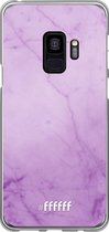 Samsung Galaxy S9 Hoesje Transparant TPU Case - Lilac Marble #ffffff