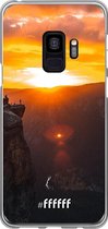 Samsung Galaxy S9 Hoesje Transparant TPU Case - Rock Formation Sunset #ffffff