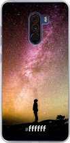 Xiaomi Pocophone F1 Hoesje Transparant TPU Case - Watching the Stars #ffffff