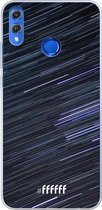 Honor 8X Hoesje Transparant TPU Case - Moving Stars #ffffff