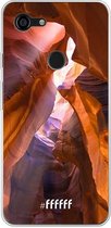 Google Pixel 3 XL Hoesje Transparant TPU Case - Sunray Canyon #ffffff