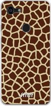 Google Pixel 3 XL Hoesje Transparant TPU Case - Giraffe Print #ffffff