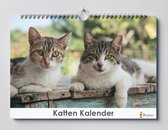 Katten Verjaardagskalender 35x24 cm | Kalender