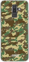 Samsung Galaxy J8 (2018) Hoesje Transparant TPU Case - Jungle Camouflage #ffffff