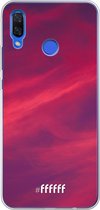 Huawei Nova 3 Hoesje Transparant TPU Case - Red Skyline #ffffff