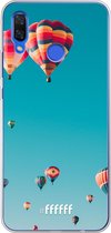 Huawei Nova 3 Hoesje Transparant TPU Case - Air Balloons #ffffff