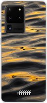 Samsung Galaxy S20 Ultra Hoesje Transparant TPU Case - Water Waves #ffffff