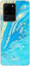 Samsung Galaxy S20 Ultra Hoesje Transparant TPU Case - Endless Azure #ffffff