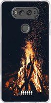 LG V20 Hoesje Transparant TPU Case - Bonfire #ffffff