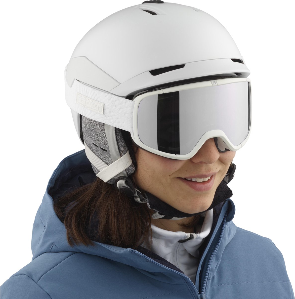 Ski Masques et lunettes Sports Blanc Salomon Four Seven Masque unisexe de  ski et snowboard Taille unique uni-sz.bg