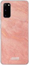 Samsung Galaxy S20 Hoesje Transparant TPU Case - Sandy Pink #ffffff