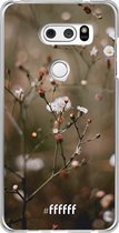 LG V30 (2017) Hoesje Transparant TPU Case - Flower Buds #ffffff
