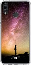 Huawei P20 Lite (2018) Hoesje Transparant TPU Case - Watching the Stars #ffffff