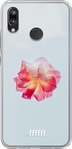 Huawei P20 Lite (2018) Hoesje Transparant TPU Case - Rouge Floweret #ffffff