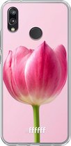 Huawei P20 Lite (2018) Hoesje Transparant TPU Case - Pink Tulip #ffffff