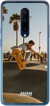 OnePlus 7 Pro Hoesje Transparant TPU Case - Let's Skate #ffffff