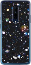 OnePlus 7 Pro Hoesje Transparant TPU Case - Galactic Bokeh #ffffff