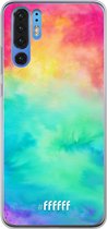 Huawei P30 Pro Hoesje Transparant TPU Case - Rainbow Tie Dye #ffffff