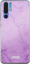 Huawei P30 Pro Hoesje Transparant TPU Case - Lilac Marble #ffffff