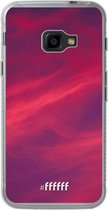Samsung Galaxy Xcover 4 Hoesje Transparant TPU Case - Red Skyline #ffffff