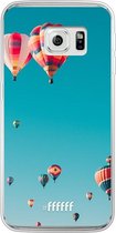 Samsung Galaxy S6 Edge Hoesje Transparant TPU Case - Air Balloons #ffffff