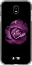 Samsung Galaxy J7 (2017) Hoesje Transparant TPU Case - Purple Rose #ffffff