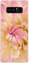 Samsung Galaxy Note 8 Hoesje Transparant TPU Case - Pink Petals #ffffff