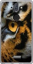 Nokia 8 Sirocco Hoesje Transparant TPU Case - Tiger #ffffff