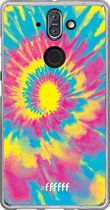 Nokia 8 Sirocco Hoesje Transparant TPU Case - Psychedelic Tie Dye #ffffff