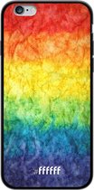 iPhone 6s Hoesje TPU Case - Rainbow Veins #ffffff