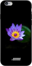 iPhone 6s Hoesje TPU Case - Purple flower in the dark #ffffff