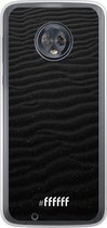 Motorola Moto G6 Hoesje Transparant TPU Case - Black Beach #ffffff