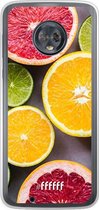 Motorola Moto G6 Hoesje Transparant TPU Case - Citrus Fruit #ffffff