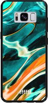 Samsung Galaxy S8 Hoesje TPU Case - Fresh Waves #ffffff