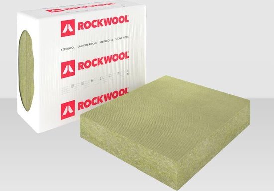 Isolatie - Rockfit Mono Steenwol Spouwmuur Isolatie 1.000x800x60mm (6,40 m2  per pak) -... | bol.com