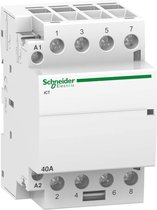 schneider contactor 4p 40a 230v