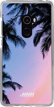 Xiaomi Mi Mix 2 Hoesje Transparant TPU Case - Sunset Palms #ffffff