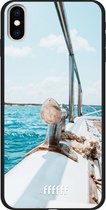 iPhone Xs Max Hoesje TPU Case - Sailing #ffffff