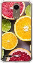 LG K10 (2018) Hoesje Transparant TPU Case - Citrus Fruit #ffffff