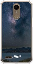 LG K10 (2018) Hoesje Transparant TPU Case - Landscape Milky Way #ffffff