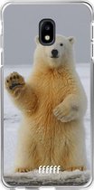 Samsung Galaxy J3 (2017) Hoesje Transparant TPU Case - Polar Bear #ffffff