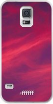 Samsung Galaxy S5 Hoesje Transparant TPU Case - Red Skyline #ffffff