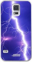 Samsung Galaxy S5 Hoesje Transparant TPU Case - Thunderbolt #ffffff