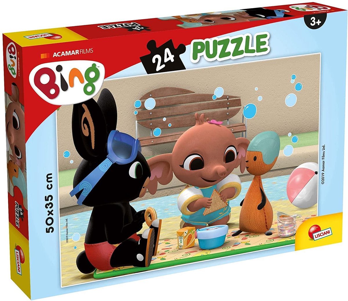 Lisciani - bing - puzzel - picknick - 24 stukjes