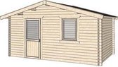 Blokhut Bergen op Zoom Wanddikte 40 mm 450 cm x 600 cm Geïmpregneerd in kleur