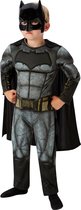 Rubies - Batman & Robin Kostuum - Geeft Geen Moer Om Gevaar Batman Justice League Deluxe - Jongen - zwart,grijs - Maat 140 - Carnavalskleding - Verkleedkleding