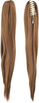 Paardenstaart, Ponytail extensions straight – bruin 6# 40cm